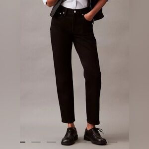 Calvin Klein Original Straight Fit Jeans Black Distressed Wash Size 24